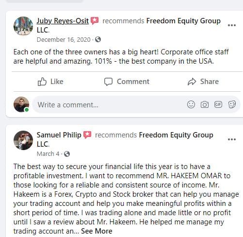freedom equity group reviews