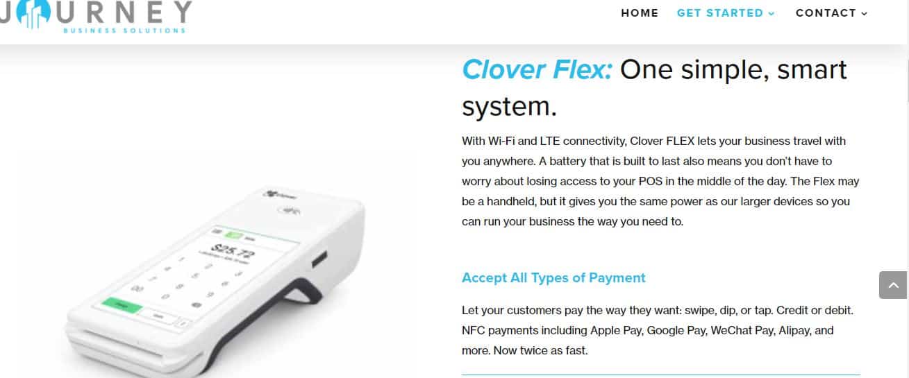 smart terminals journey business solutions clover flex