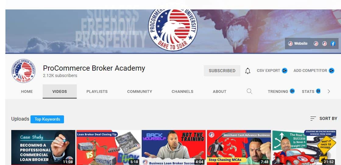 procommerce broker university youtube
