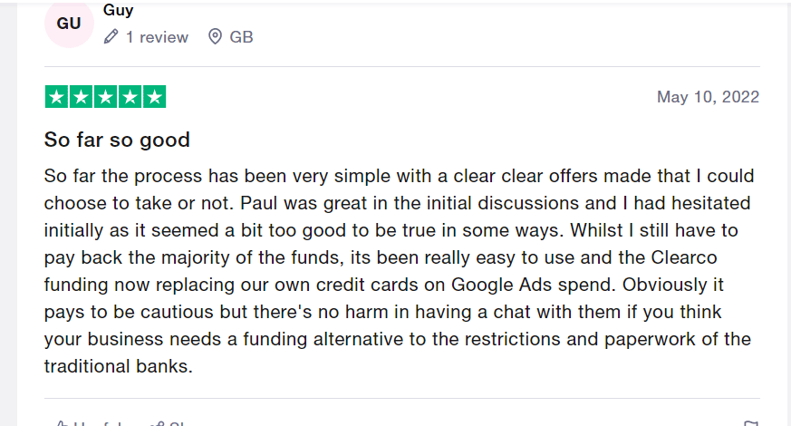 clearco reviewed