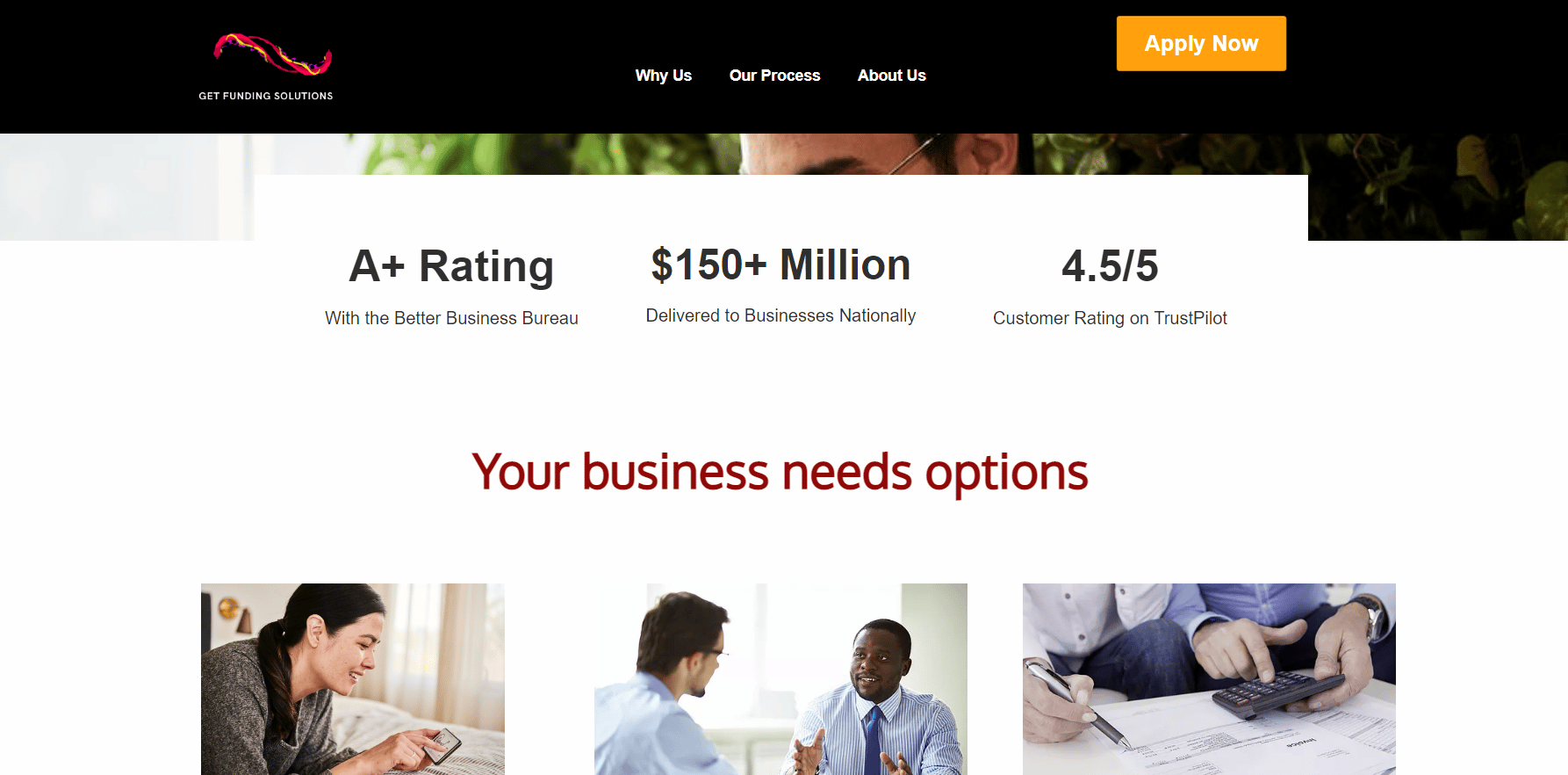 get funding solutions rating