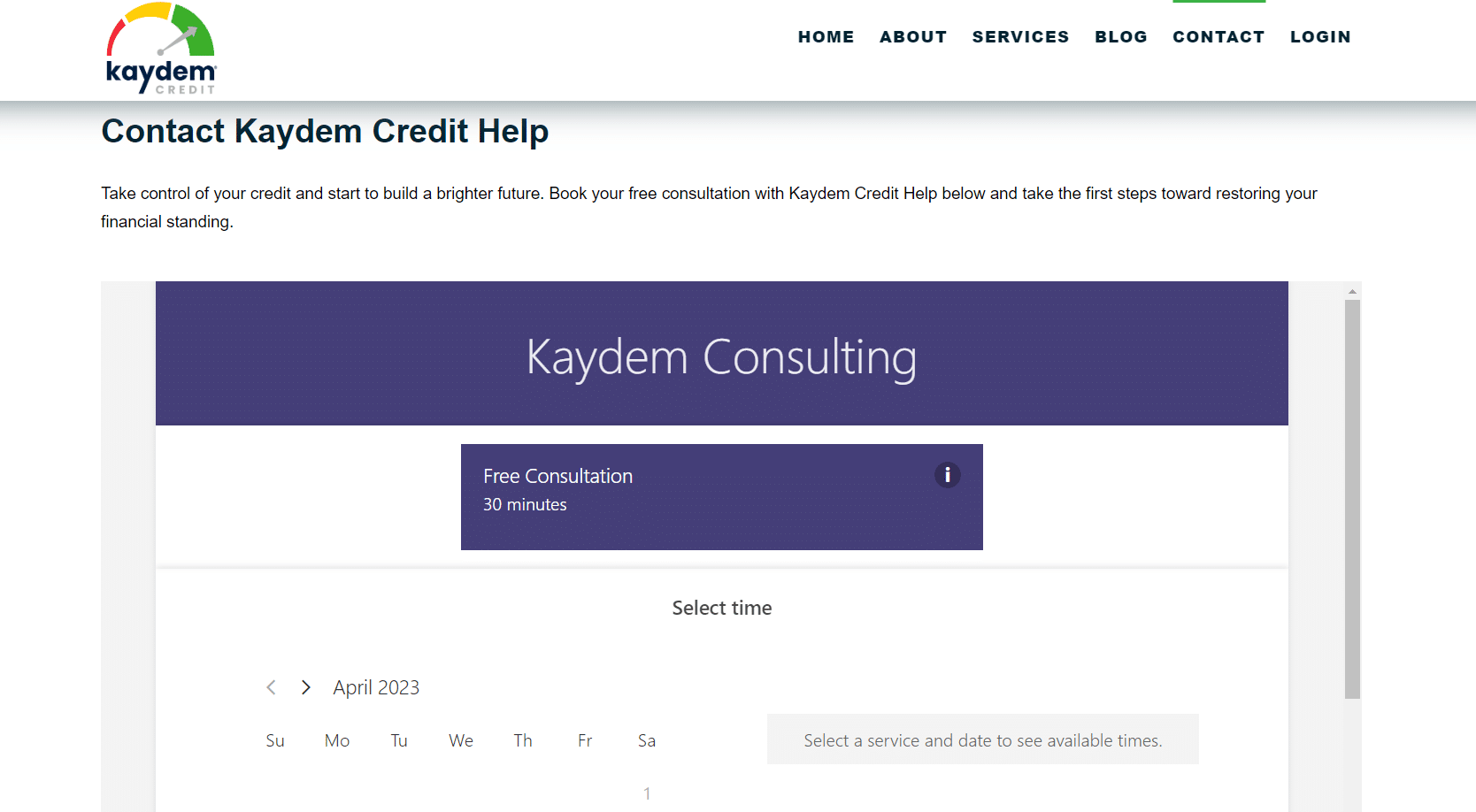 kaydem credit repair consultation