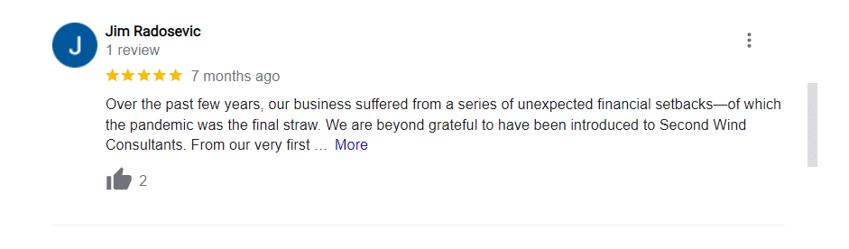 second wind consultants google reviews