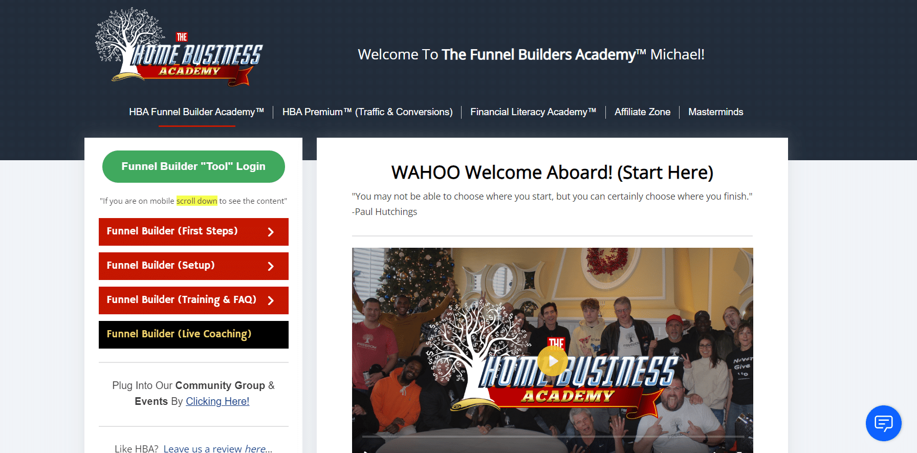 inside the home business academy