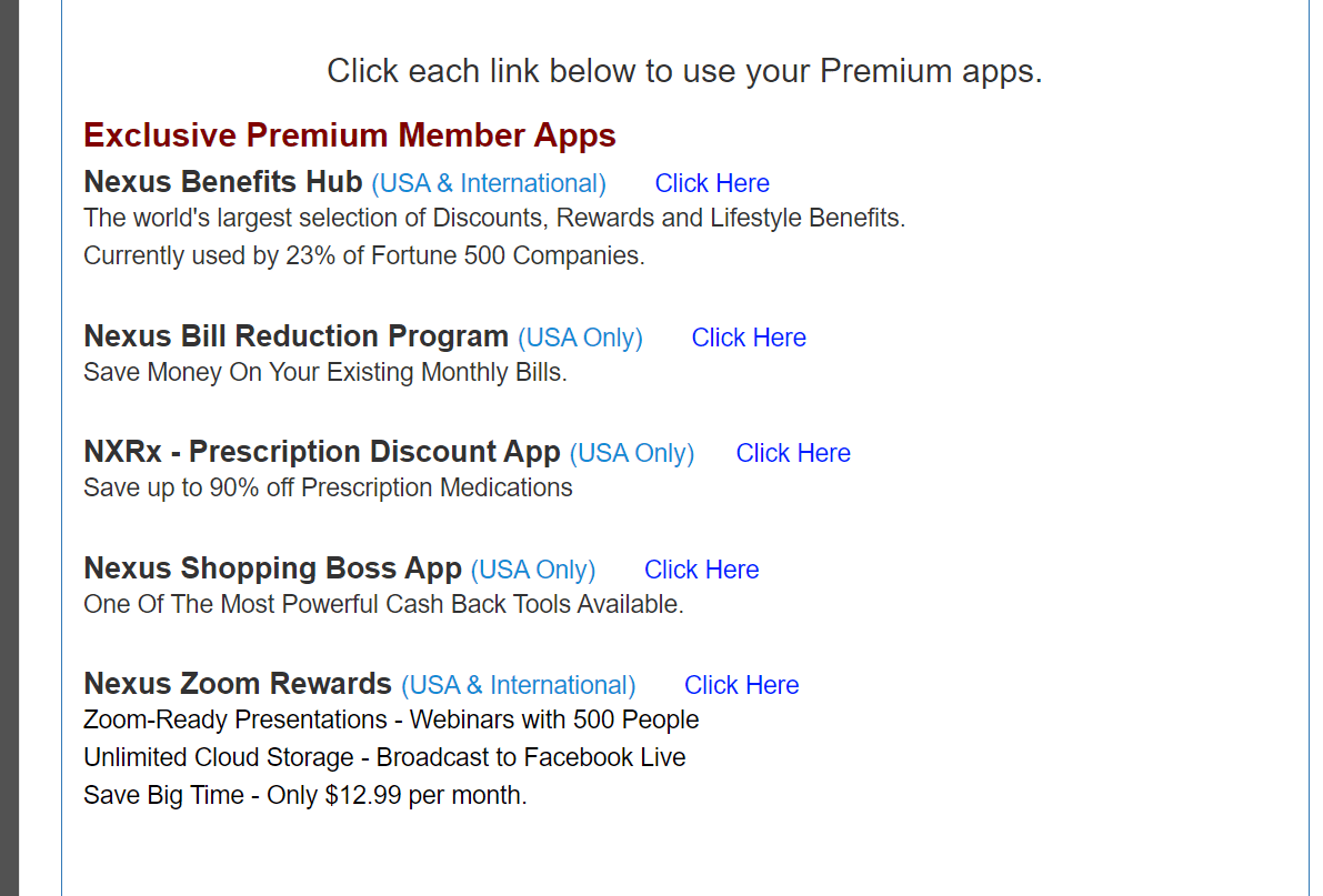 nexus rewards benefits hub